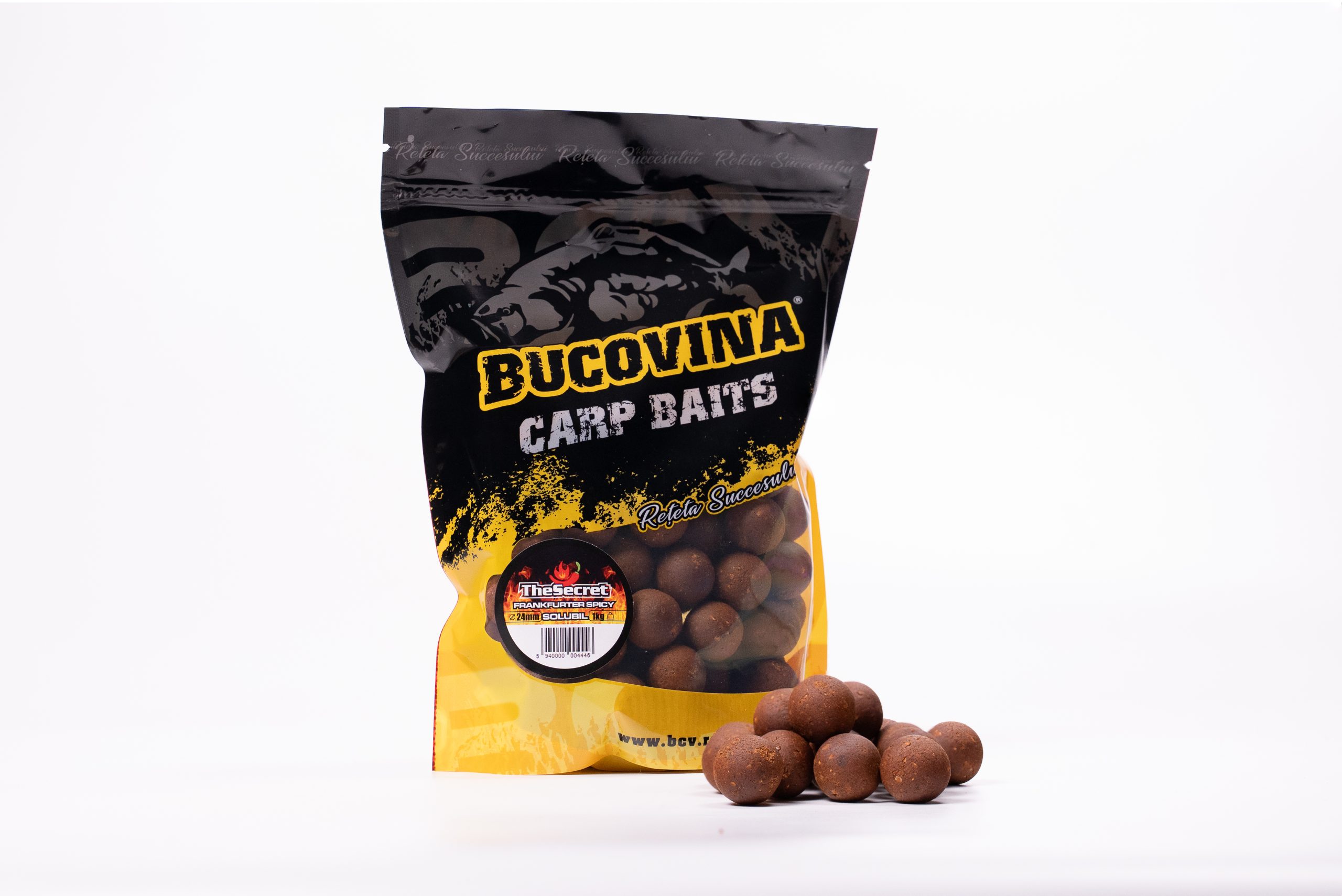 The Secret Boilies solubil 24mm 1kg The Secret Soluble 24 mm 1 kg - Imagen 1